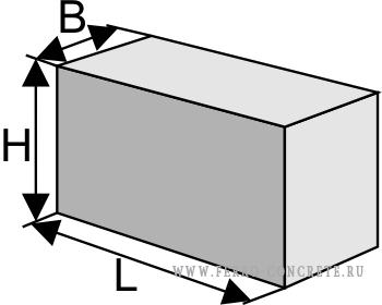 Картинка изделия жби: Блок керамзитобетонный полнотелый