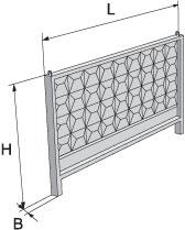 Картинка изделия жби: Панель ограждения ПО-2